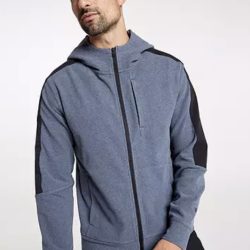 VRST Men's Pinnacle Polar Fleece Full Zip Hoodie